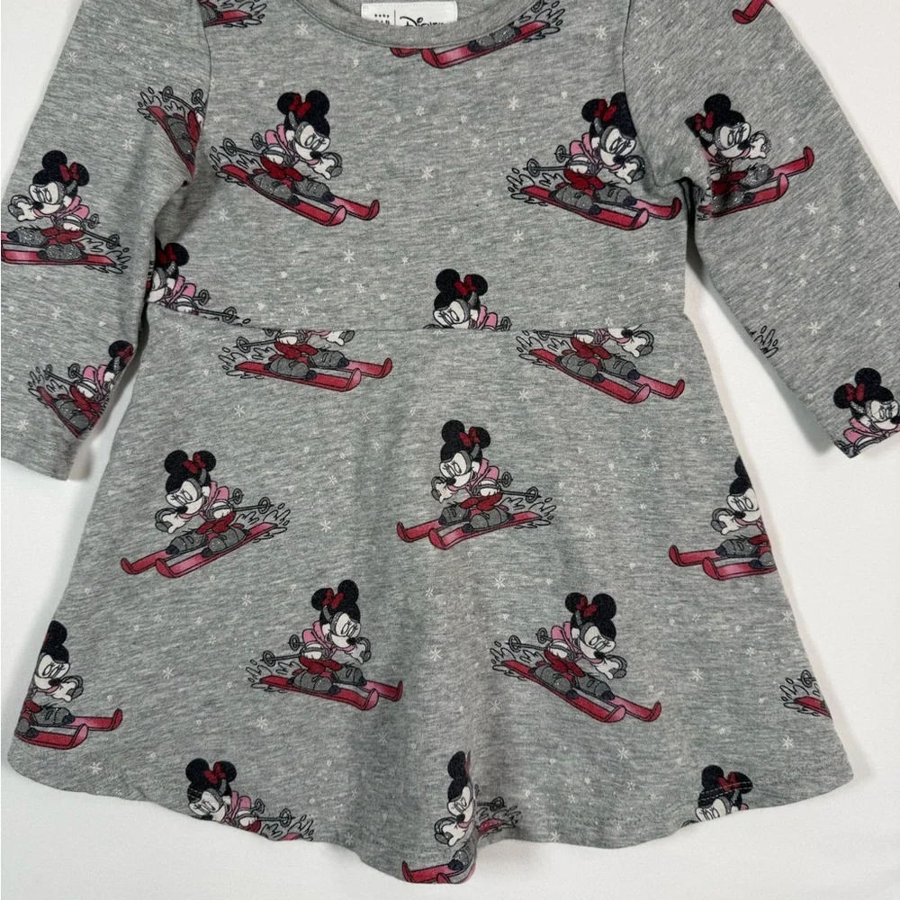 GAP x DISNEY Minnie Mouse Ski Dress Long Sleeve Toddler 18-24 Months Winter‎